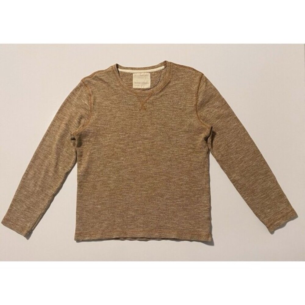 Banana Republic Heritage Collection Marled Rust Pullover Sweater 100% Cotton L
